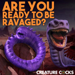 Creature Cocks Cockring Slitherine Violet